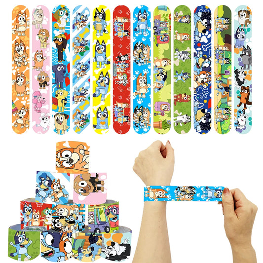 Bluey Slap Bracelets Set - 24 Pcs