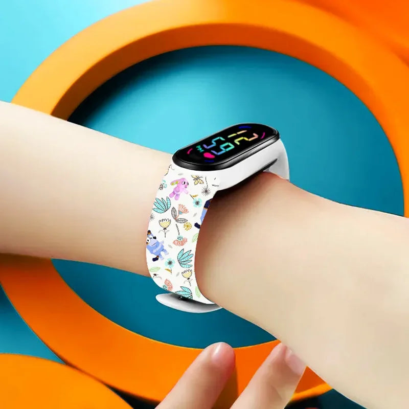 Bluey-Themed Colorful Smart Watch Kids