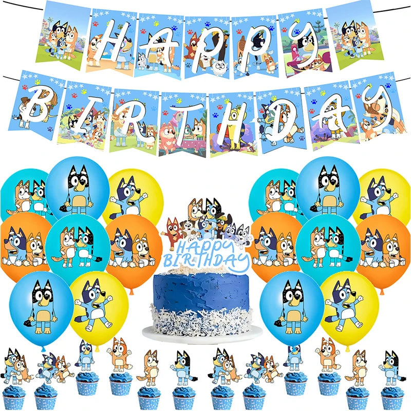 Complete Bluey Birthday Party Set