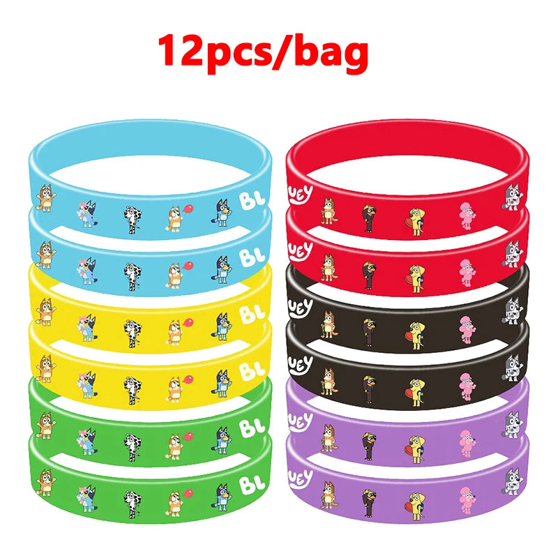 Bluey Rubber Bracelets - 10 Pieces Pack