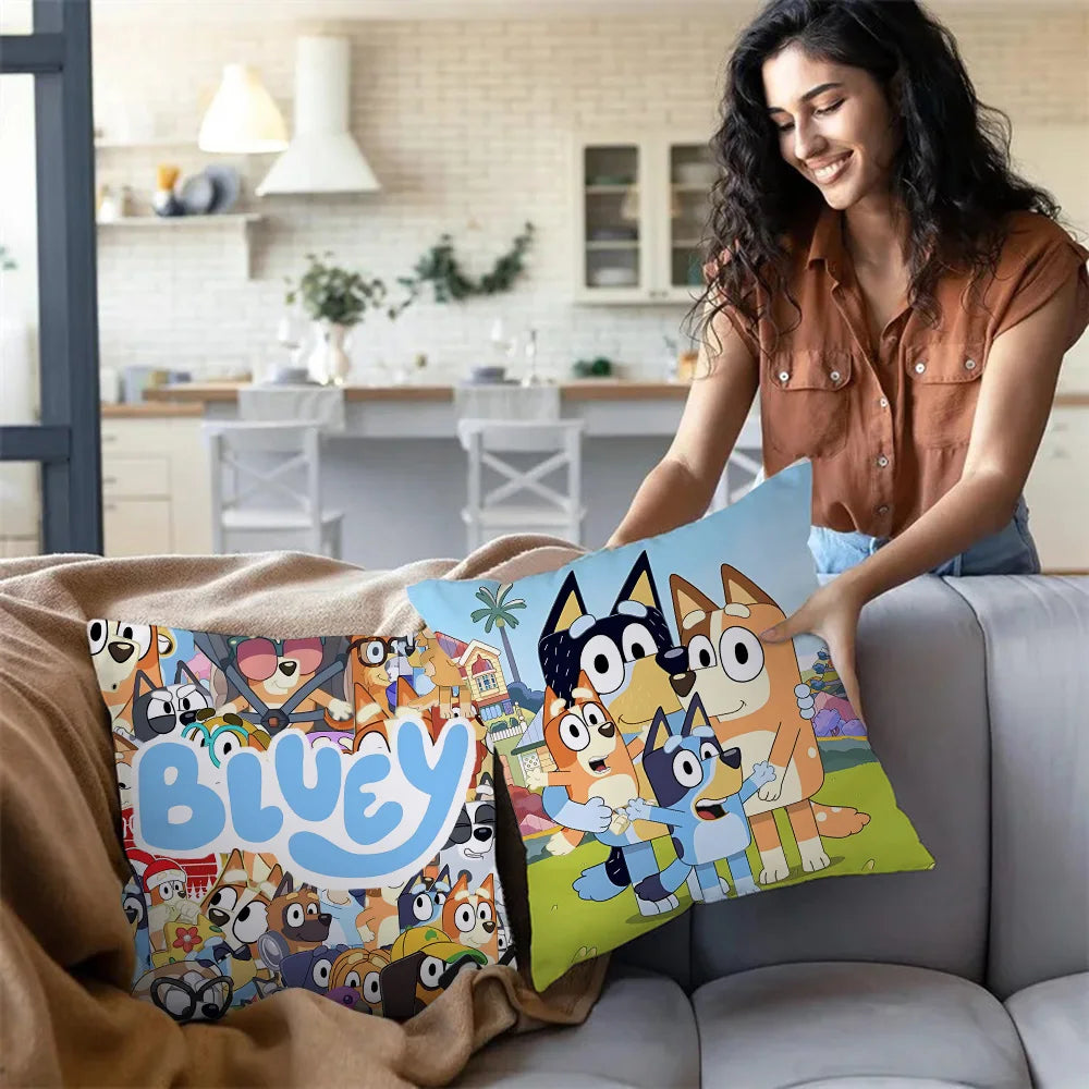 Bluey Family Walk Cushion