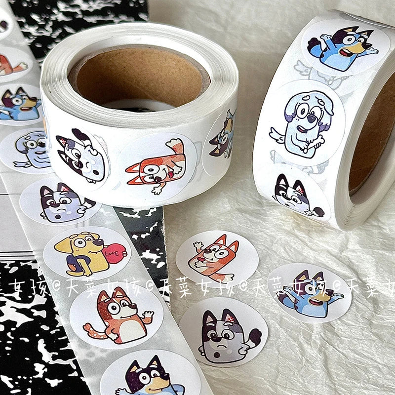 Bluey Roll Stickers