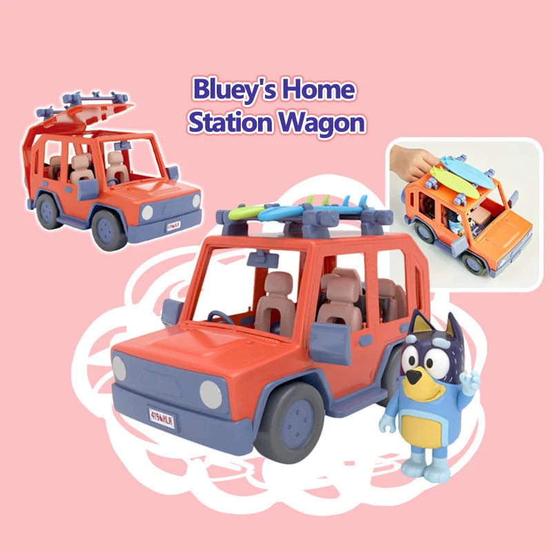 Bluey Station Wagon Play Set Toy