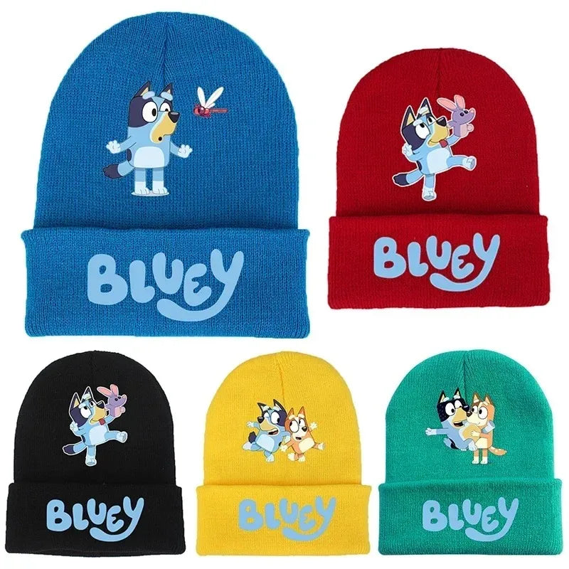 Red Bluey & Dragonfly Beanie