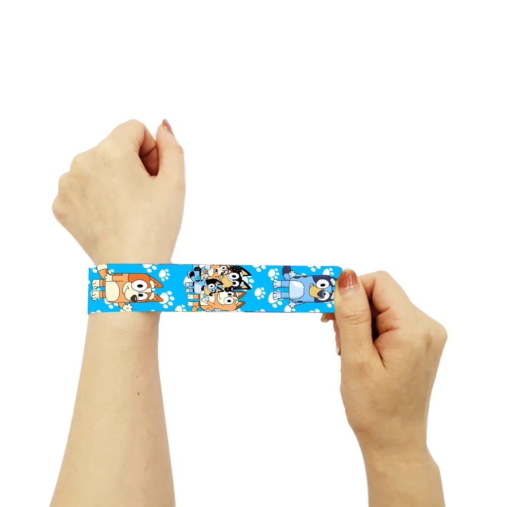 Bluey Slap Bracelets Set - 24 Pcs