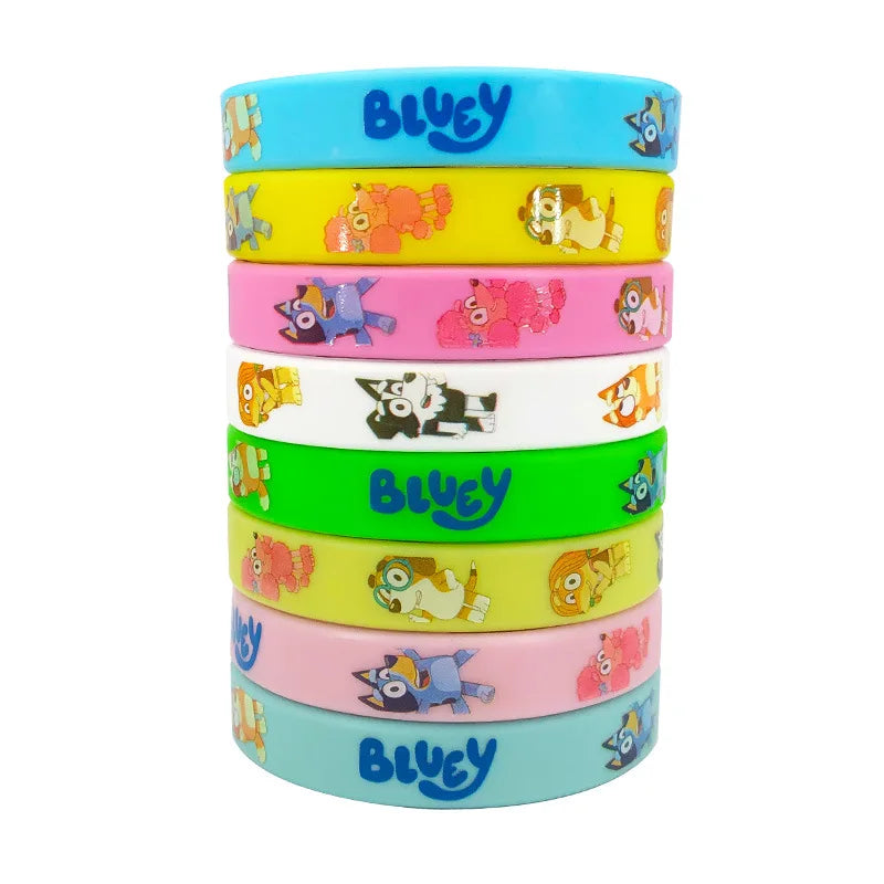 Bluey Rubber Bracelets - 12 Pieces Pack